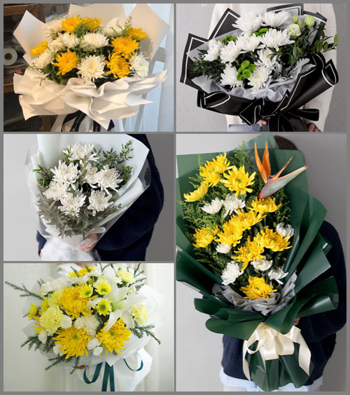 福建福州长乐市古槐镇白事花束代送